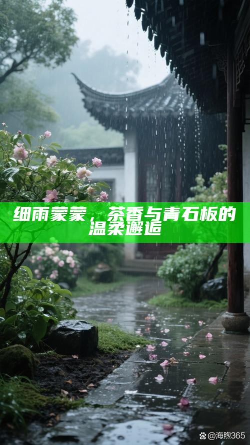 细雨蒙蒙，茶香与青石板的温柔邂逅